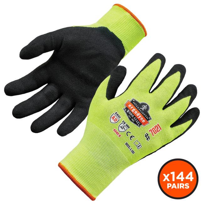 front and back of gloves - x144 pairs