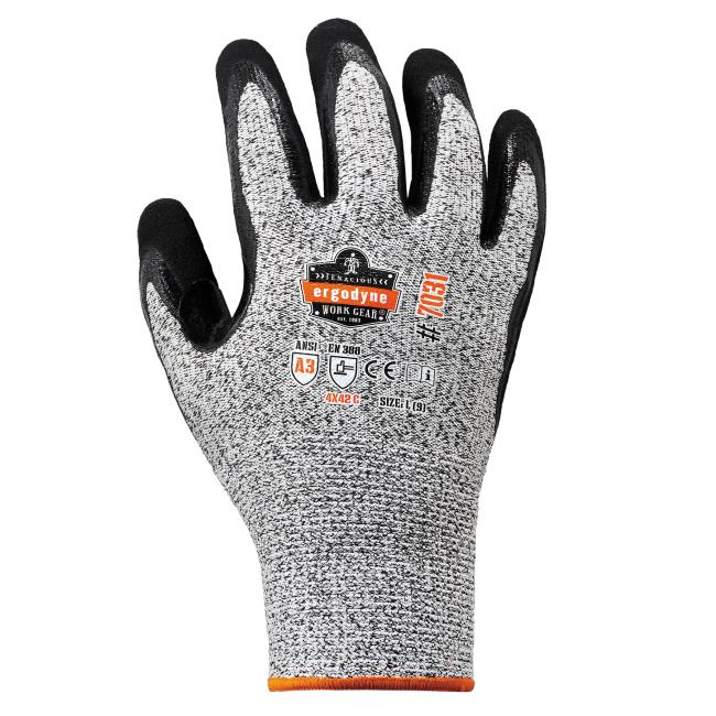 7031-Case S Gray Nitrile-Coated Cut-Resistant Gloves A3 Case image 2