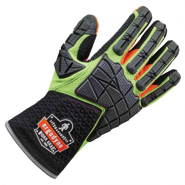 925F(x) S Lime Standard Dorsal Impact-Reducing Gloves image 1