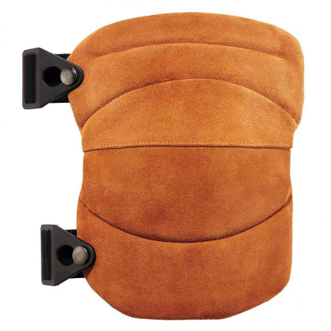 230LTR Brown Leather Wide Soft Knee Pads image 1