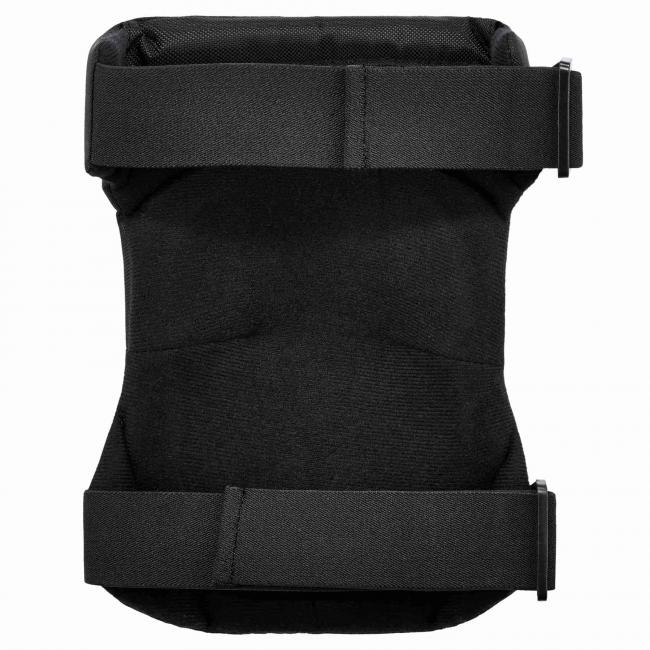 435 Black Cap Hinged Rubber Cap Gel Knee Pad w/ Buckles image 3