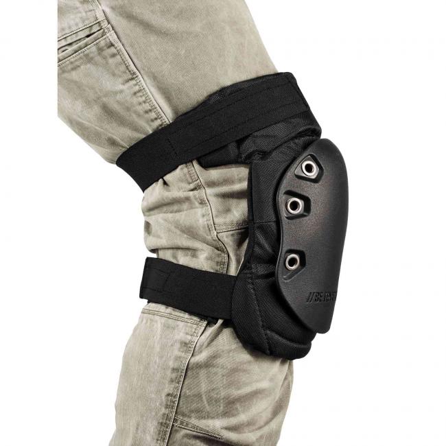 Profile of knee pad on leg