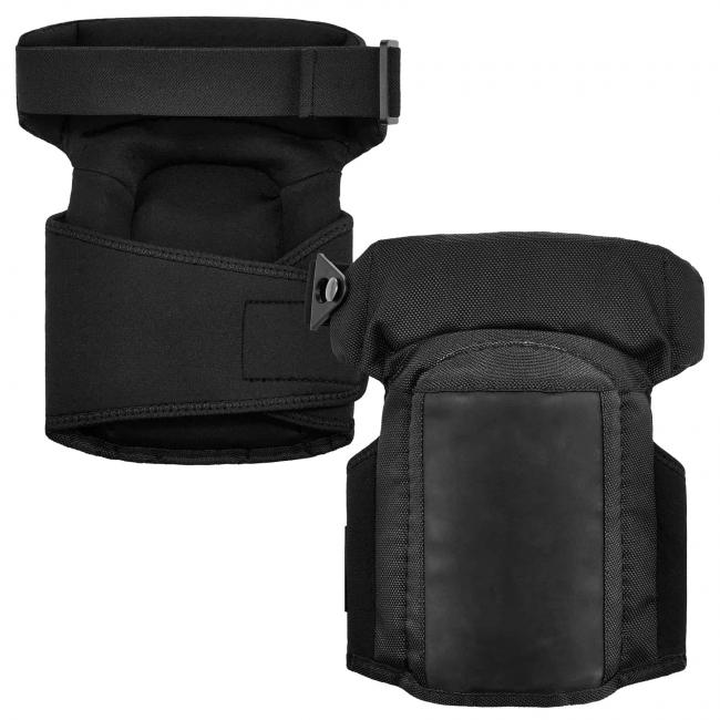 450 Black Hinged Slip Resistant Soft Cap Gel Knee Pad image 1