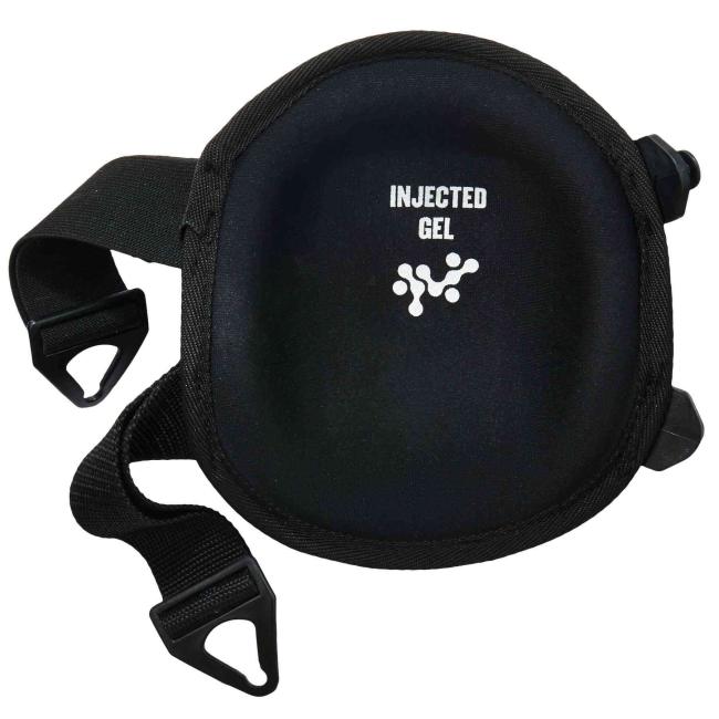 355 Black Short Cap Injected Gel Knee Pad image 3