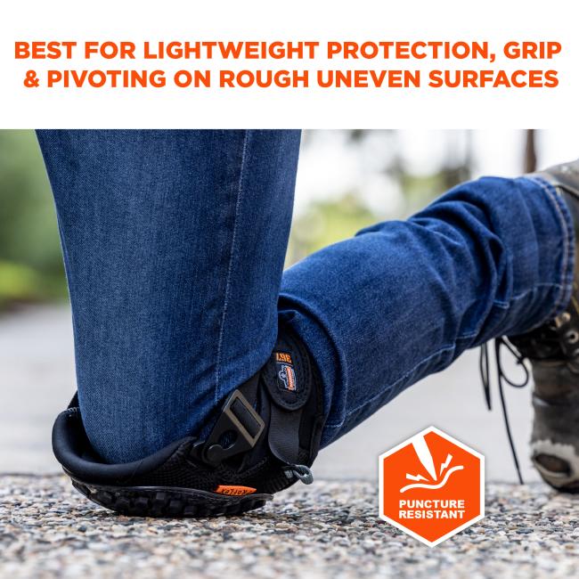 Lightweight Gel Knee Pads - Rounded Hard Cap | Ergodyne