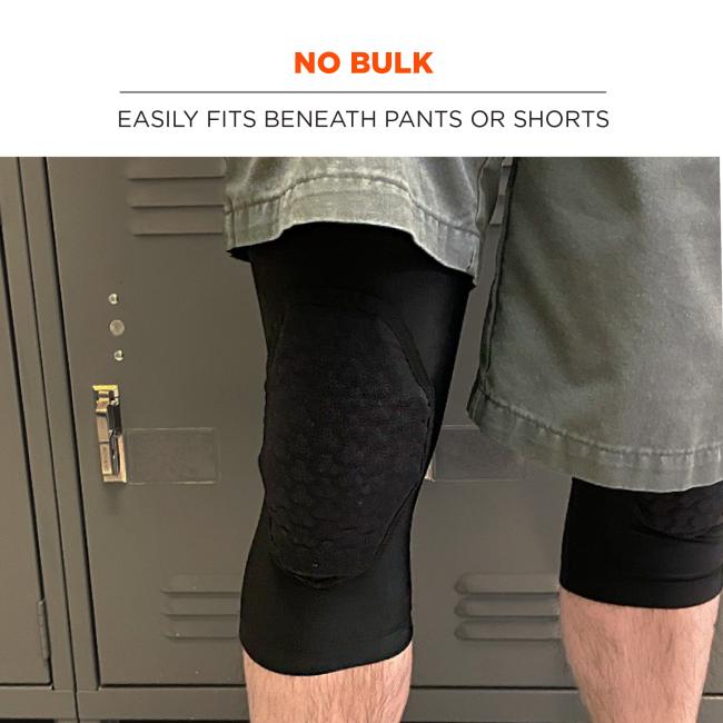 No bulk: easily fits beneath pants or shorts. 