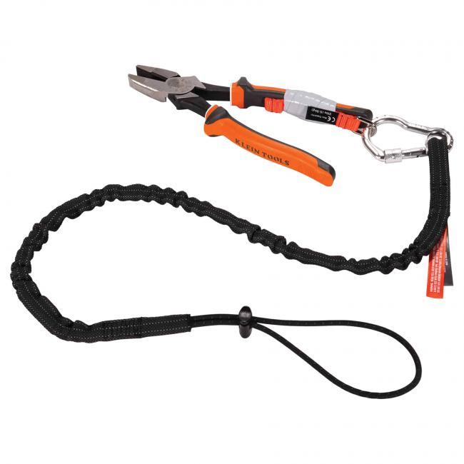 safety coil retractable tool lanyard with