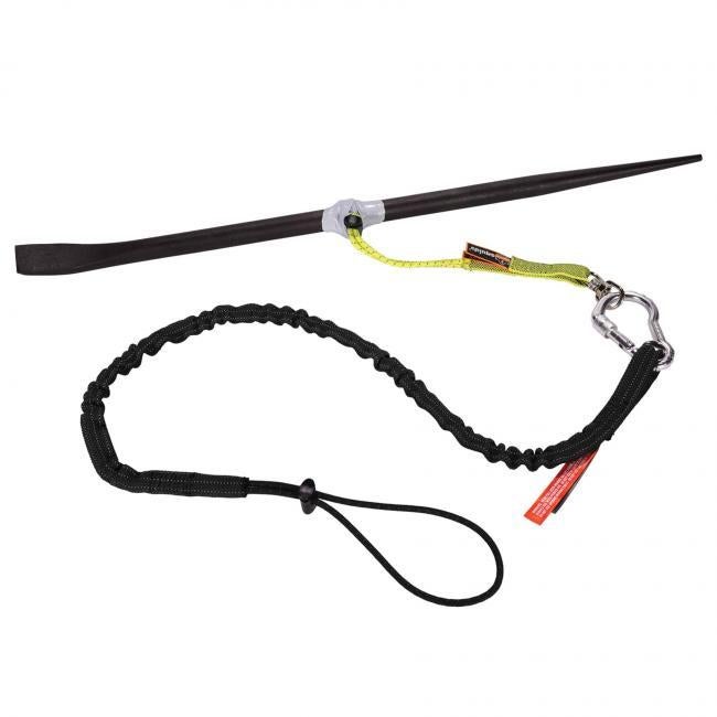 Lanyard attached to prybar