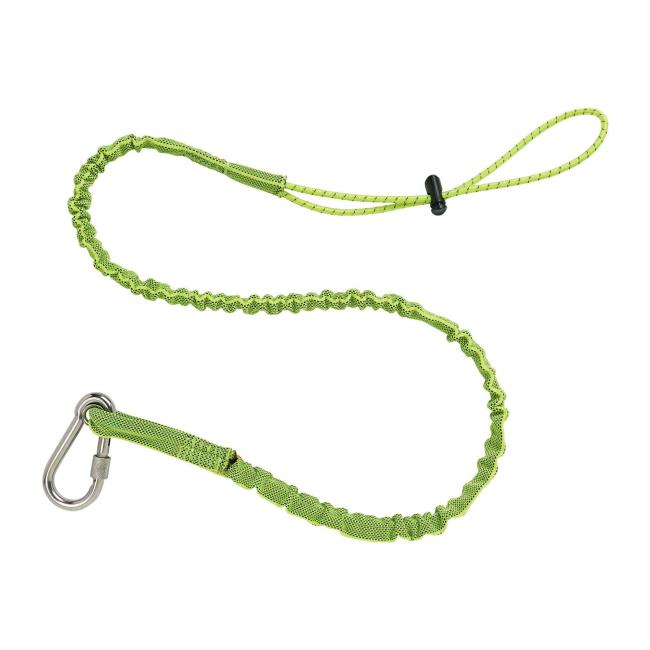 3101 Standrd Lime Stainless Single Carabiner-15lb Tool Lanyards image 1