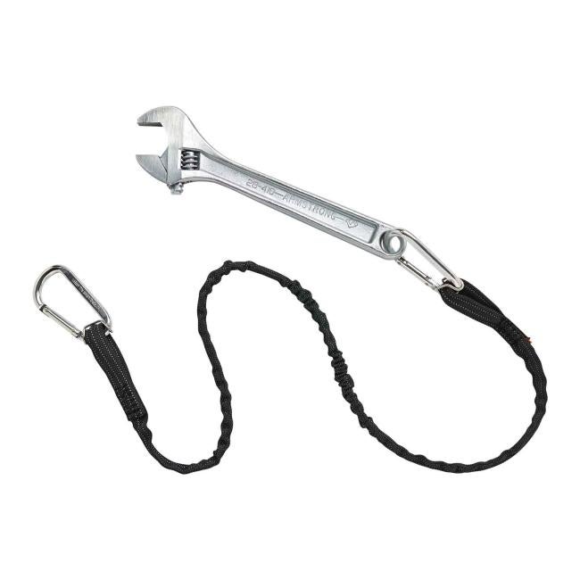 3110 Standrd Black Dual Carabiner-10lb Tool Lanyards image 2