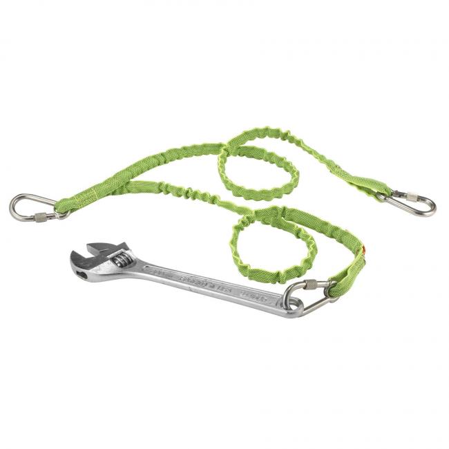 3311 Standard Lime Twin Leg Stainless Triple Carabiner-15lb Tool Lanyards image 100