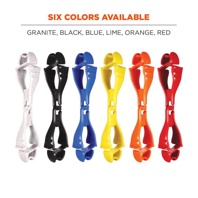 six colors available: granite, black, blue, lime, orange, red image 6