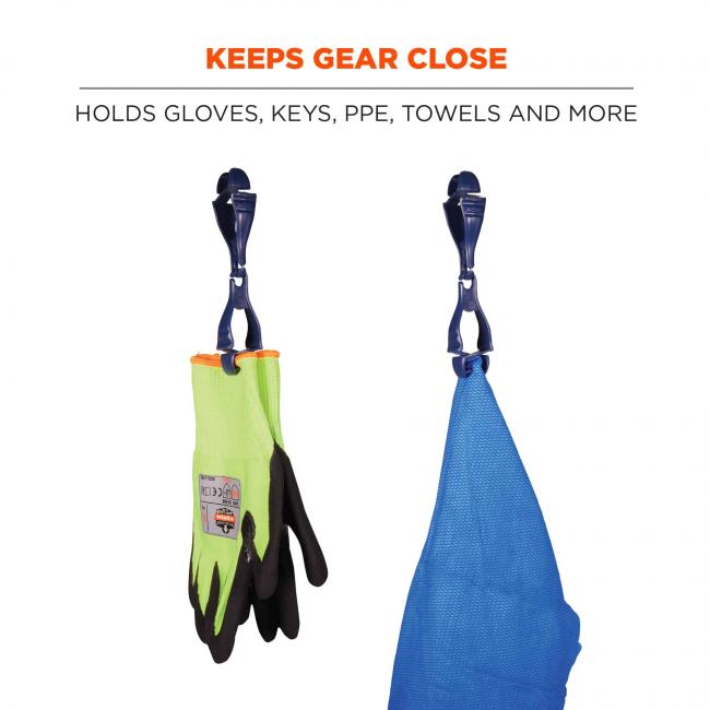 keeps gear close: holds gloves, keys, ppe, towels and more image 2