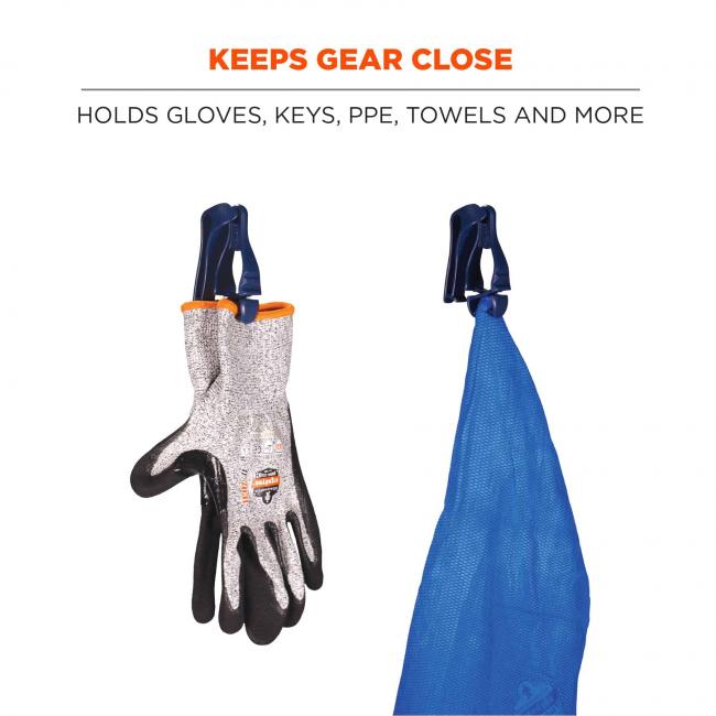 keeps gear close: holds gloves, keys, ppe, towels and more image 2