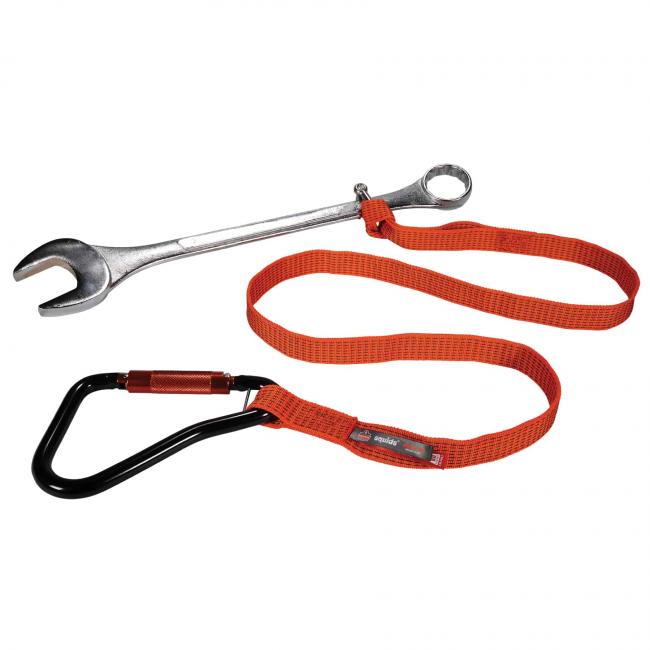 tool lanyard attached to wrench