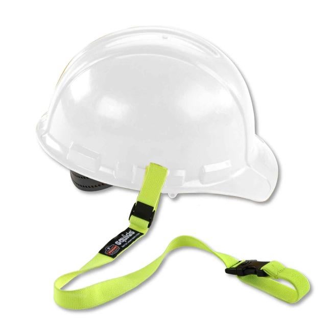3150 Standrd Lime Elastic Hard Hat Lanyard with Buckle hard-hat-lanyard image 1