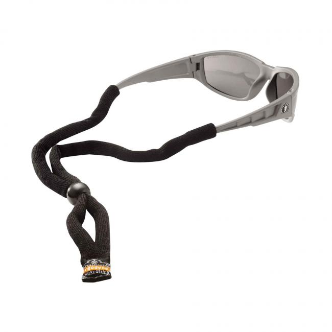 3200 Black Cotton Eyewear Lanyard image 1
