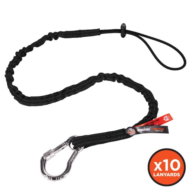 Black 3100 tool lanyard - x10 lanyards
