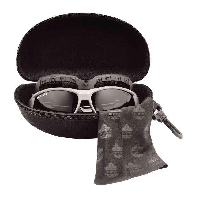 3222 black Zipper Case w/ Clip sunglasses-case image 2