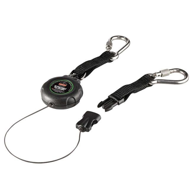 3000 Standard Black Retractable Dual SS Carabiner - 1lb image 5