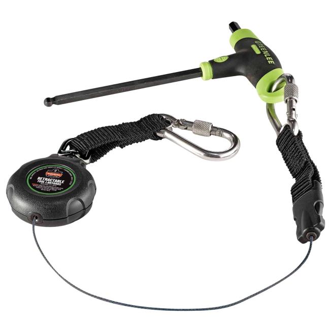 3000 Standard Black Retractable Dual SS Carabiner - 1lb image 7