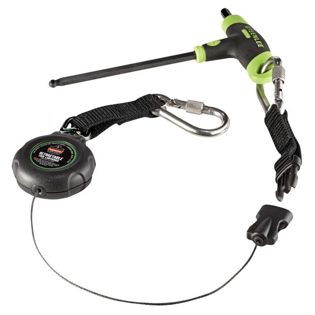 3000 Standard Black Retractable Dual SS Carabiner - 1lb image 6