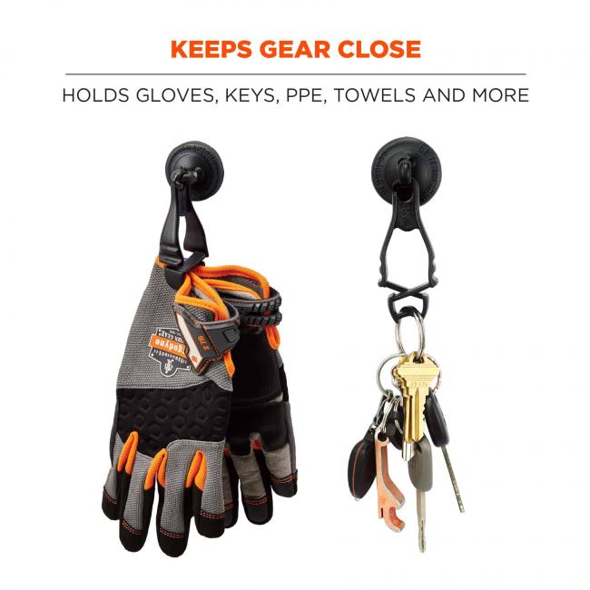keeps gear clos: holds gloves,keys, ppe, towels and more image 3