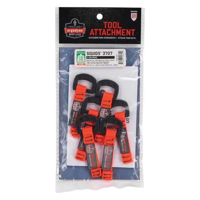 6 pack of non-conductive web tool tails in packaging