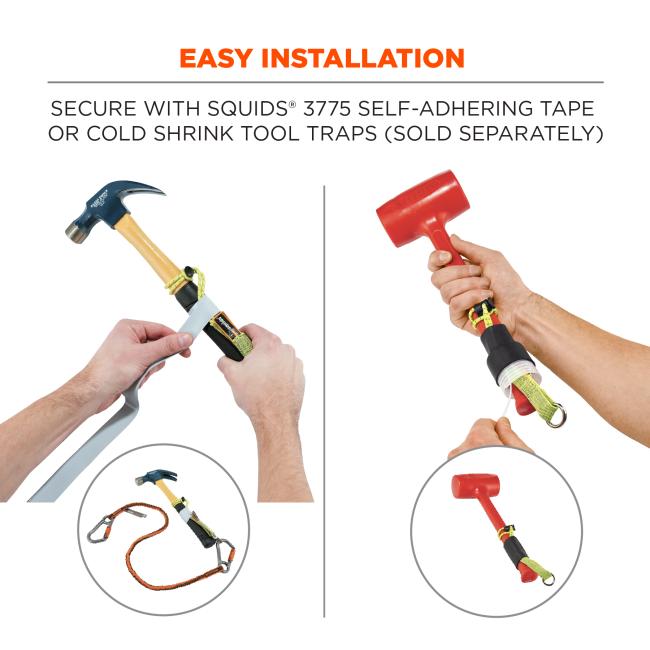 Multi-pack: includes 3 tool tethers. 