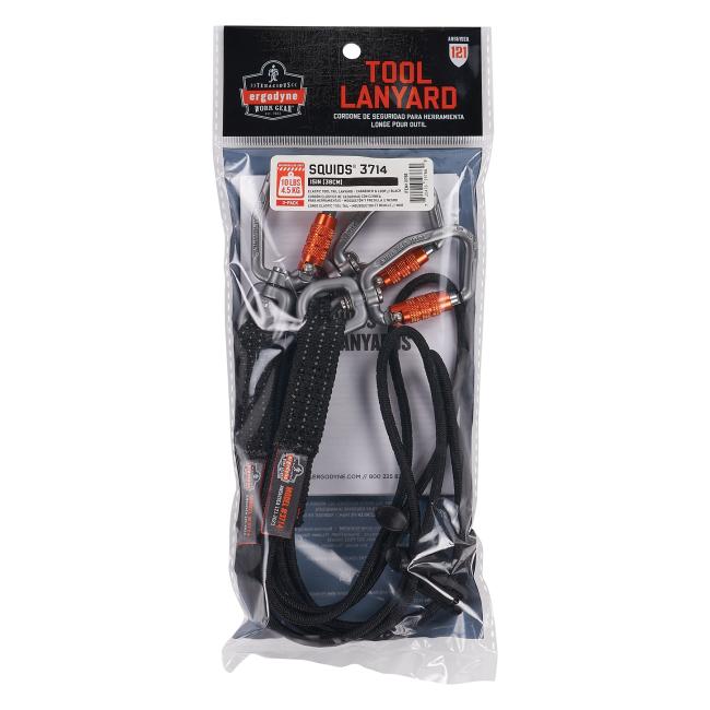 3 pack of elastic tool tail lanyards in packaging