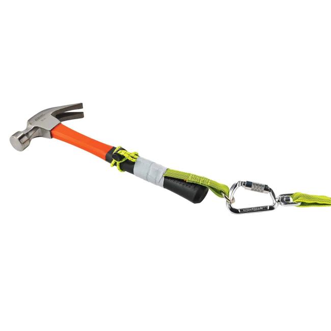 3703 Standard 11" Lime Elastic Loop Tool Tailsâ„¢ - 15lbs Tool Lanyards image 14