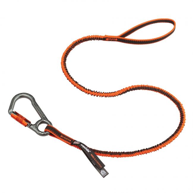 3108F(X) Standard Orange Locking Single Carabiner-10lb image 1