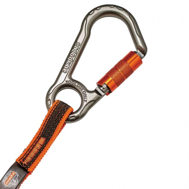 3108F(X) Standard Orange Locking Single Carabiner-10lb image 10