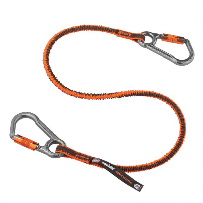 3118F(X) Standard Gray Single Carabiner-10lb image 1