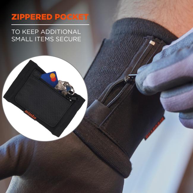 Zippered pocket: to keep additional small items secure