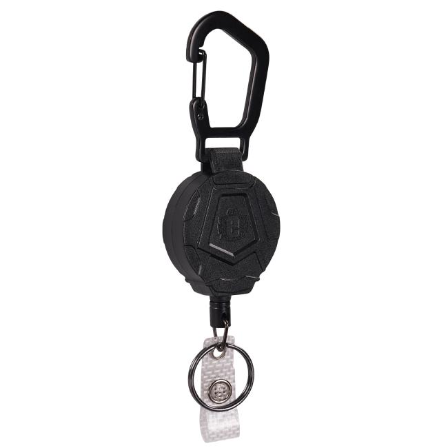 Front view of ID badge reel