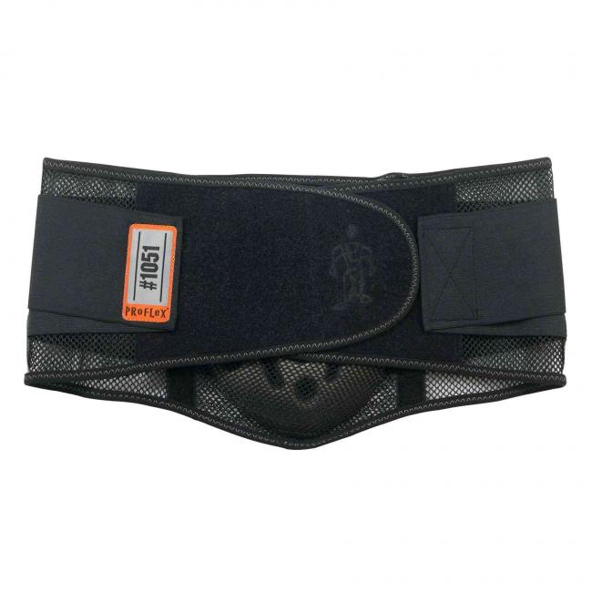 Mesh black back support with lumbar pad