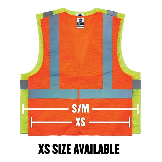 8205HL XS Lime Type R Class 2 Super Econo Mesh Vest image 3
