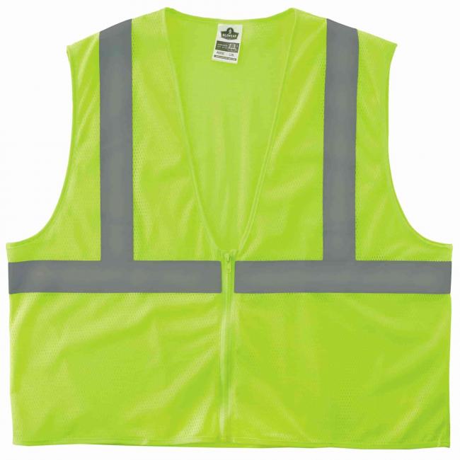Ergodyne L/XL Lime Safety Vest - Safety Vests