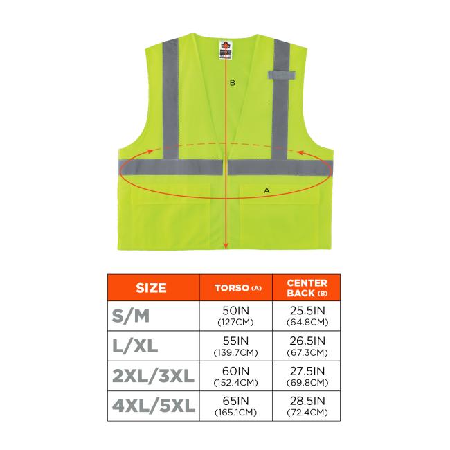 Size chart for sizes S/M - 4XL/5XL. Screen readers, please view size chart after color selector for optimal experience.