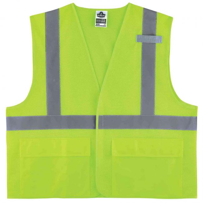 8220HL S/M Lime Type R Class 2 Standard Mesh Vest  image 1