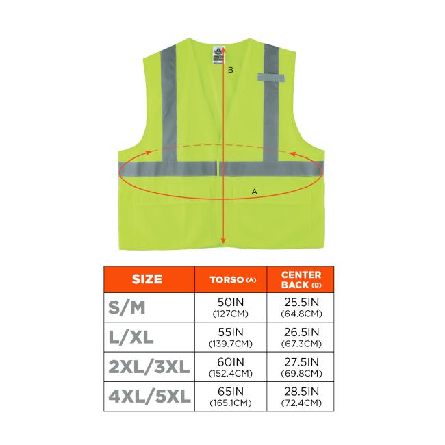 Size chart for sizes XS - 4XL/5XL. Screen readers, please view size chart after color selector for optimal experience.