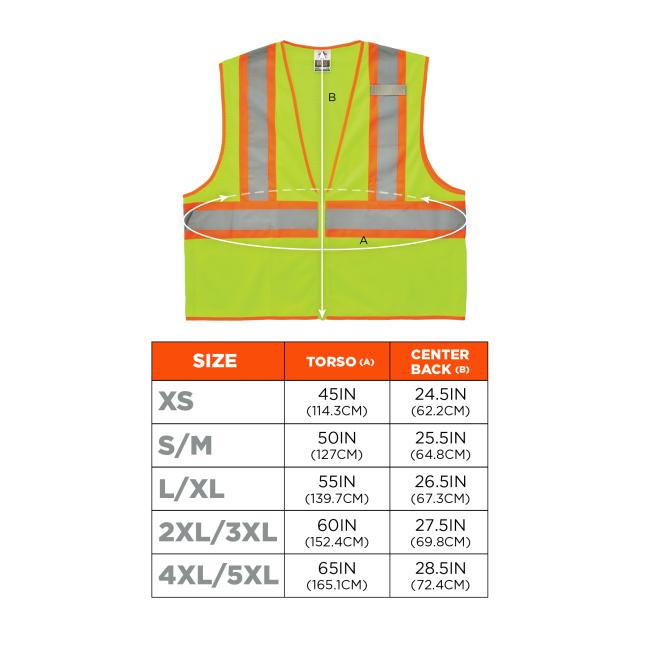 Size chart for sizes XS - 4XL/5XL. Screen readers, please view size chart after color selector for optimal experience.
