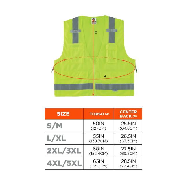 Size chart for sizes S/M - 4XL/5XL. Screen readers, please view size chart after color selector for optimal experience.