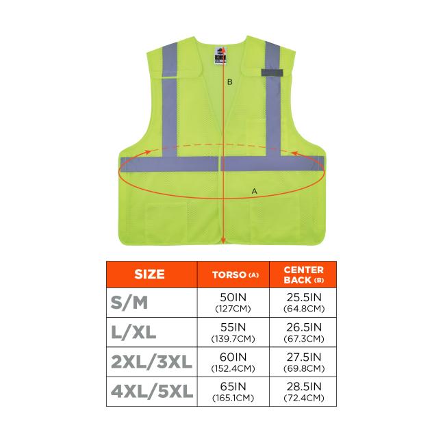 Size chart for sizes S/M - 4XL/5XL. Screen readers, please view size chart after color selector for optimal experience.
