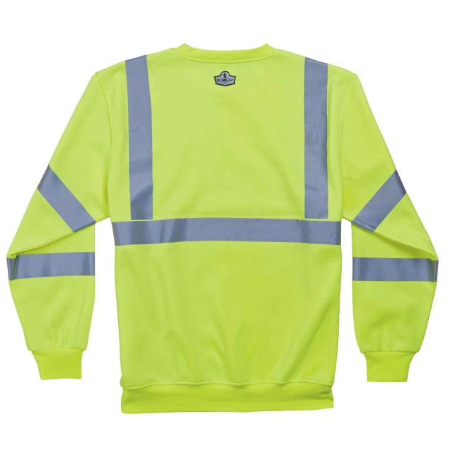 8397 XL Lime Class 3 Hi-Vis Sweatshirt image 2