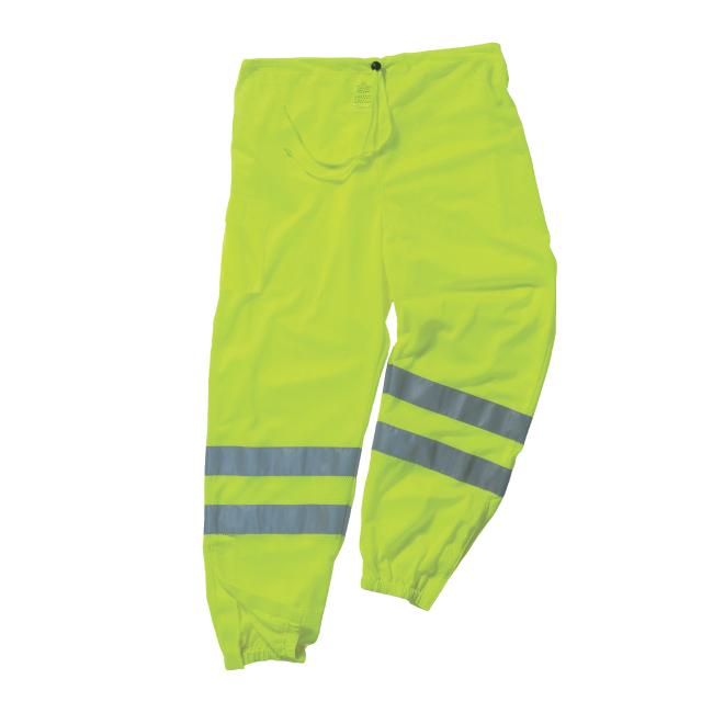 Front of lime 8910 hi-vis pants