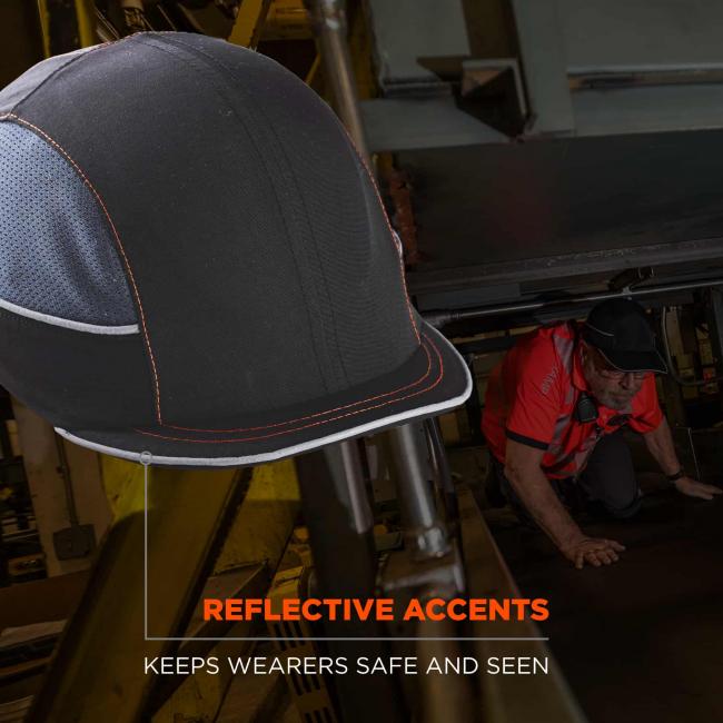 Reflective accents: keeps wearers safe and seen