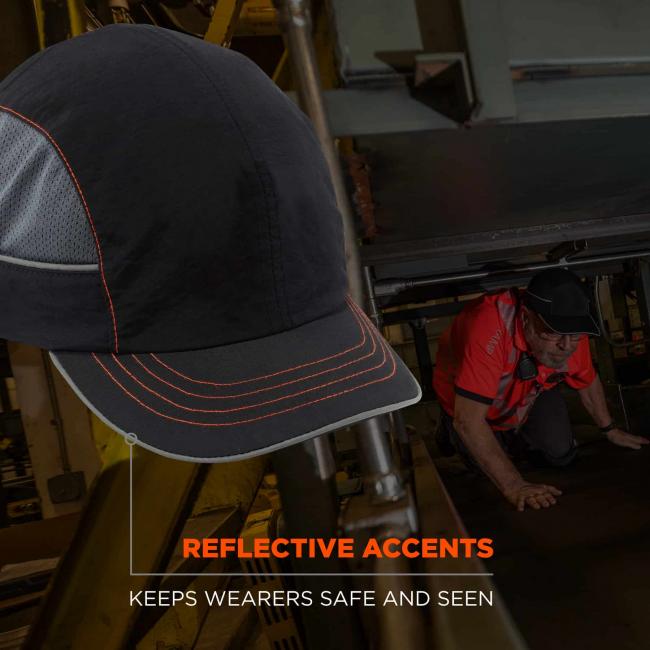 Reflective accents: keeps wearers safe and seen