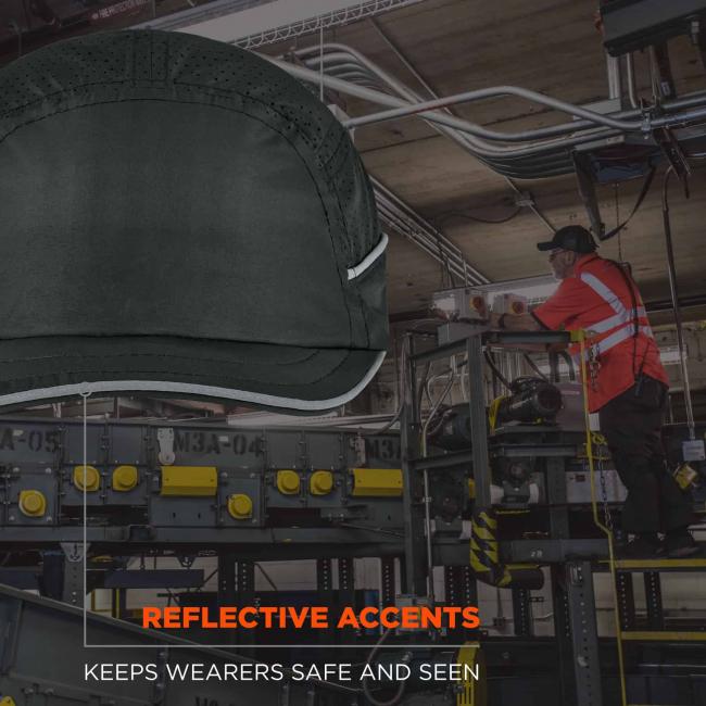 Reflective accents: keeps wearers safe and seen